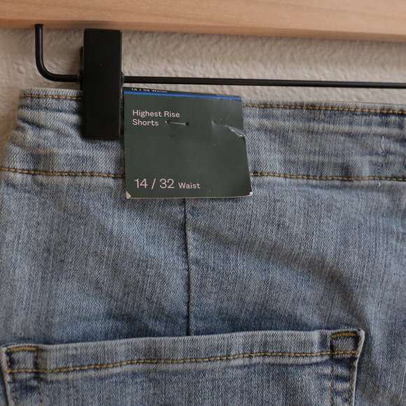 NWT • Wild Fable • Highest Rise Denim Shorts 14/32 Waist - Picture 8 of 8